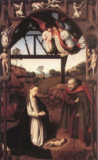 CHRISTUS, Petrus Nativity France oil painting art